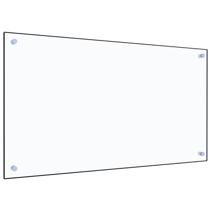 vidaXL Dosseret de cuisine Transparent 90x50 cm Verre trempé
