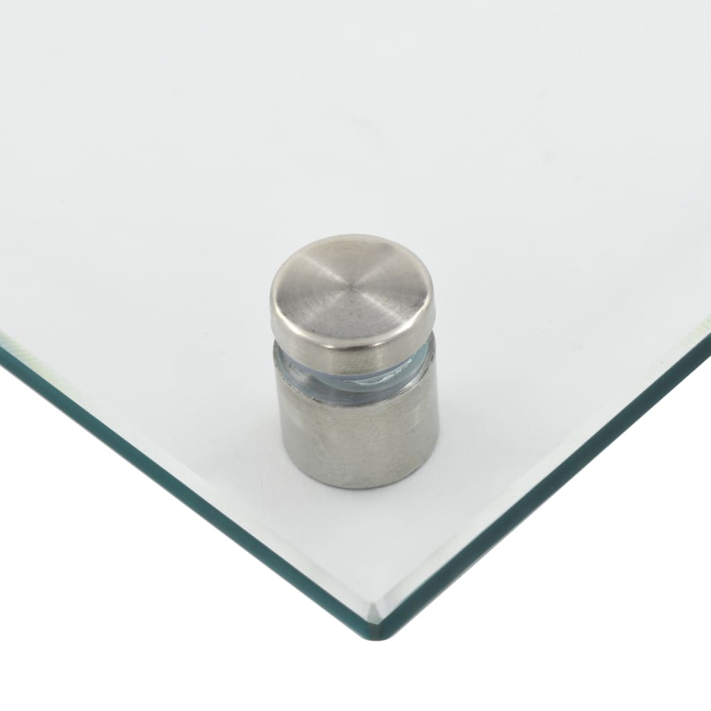 vidaXL Dosseret de cuisine Transparent 90x50 cm Verre trempé