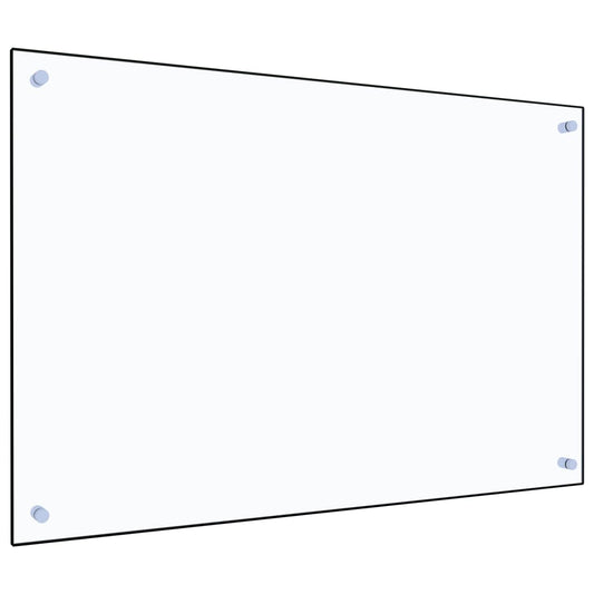 vidaXL Dosseret de cuisine Transparent 90x60 cm Verre trempé