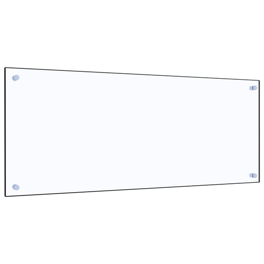 vidaXL Dosseret de cuisine Transparent 100x40 cm Verre trempé
