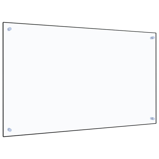 vidaXL Dosseret de cuisine Transparent 100x60 cm Verre trempé
