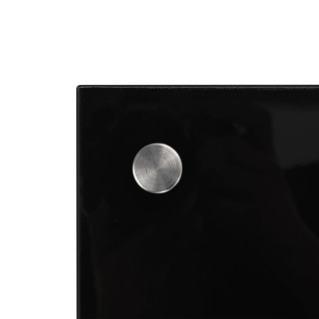 vidaXL Dosseret de cuisine Noir 100x40 cm Verre trempé