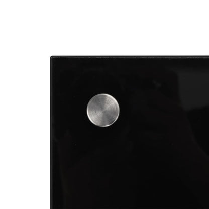 vidaXL Dosseret de cuisine Noir 100x40 cm Verre trempé