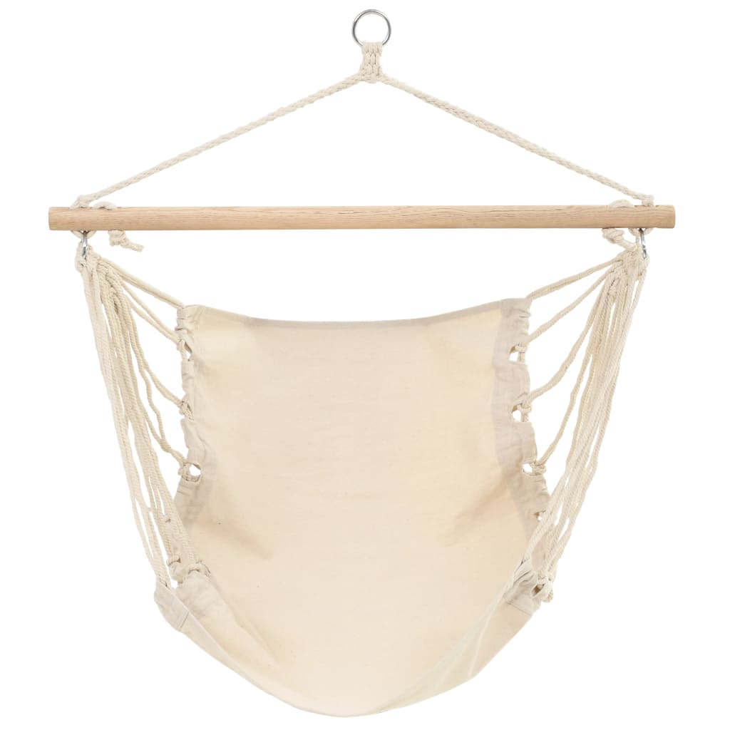 vidaXL Hamac pliable Crème