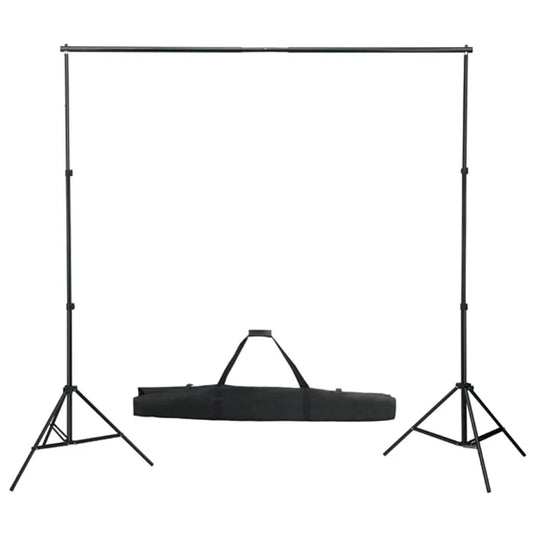 vidaXL Système de toile de fond télescopique 155-300 cm