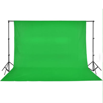 vidaXL Toile de fond Coton Vert 500 x 300 cm Incrustation