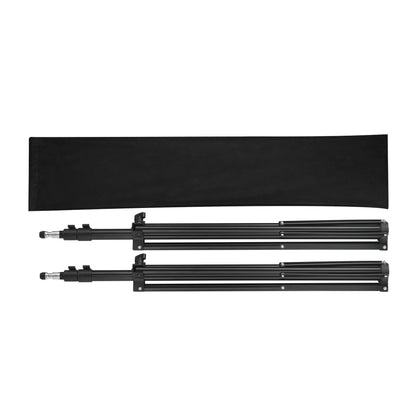 vidaXL Supports de lumière 2 pcs Hauteur 78-210 cm