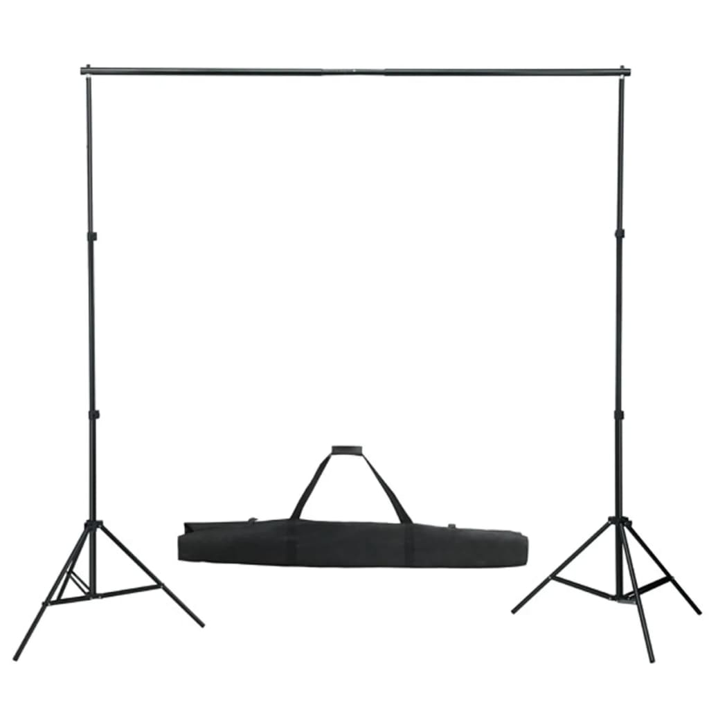 vidaXL Système de support de toile de fond 600 x 300 cm Vert