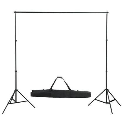 vidaXL Système de support de toile de fond 600 x 300 cm Vert