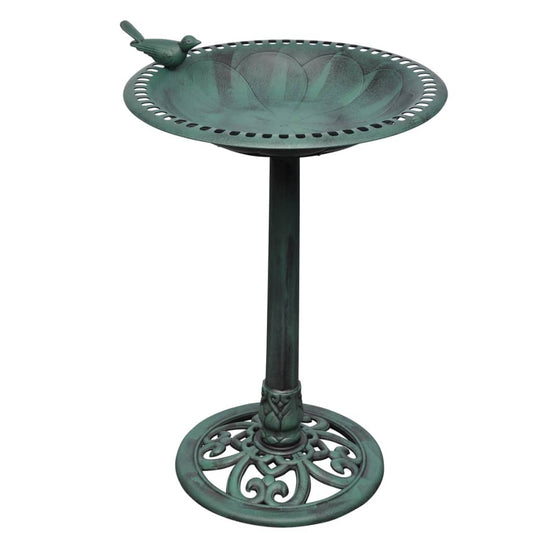 vidaXL Bain pour oiseaux avec oiseau décoratif