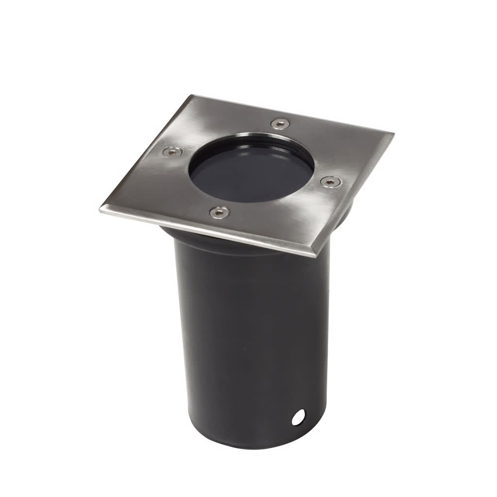vidaXL 12 pcs Lampes encastrables au sol d'extérieur Carré