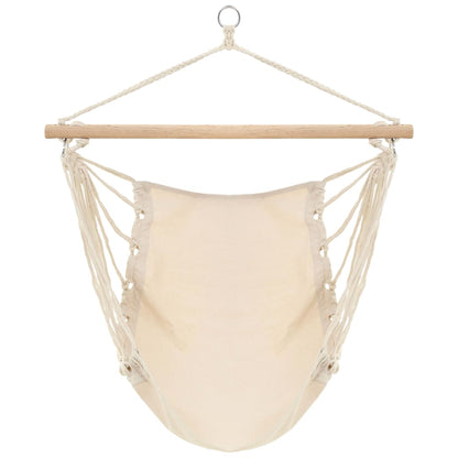 Hamac couleur crème 185 x 125 cm