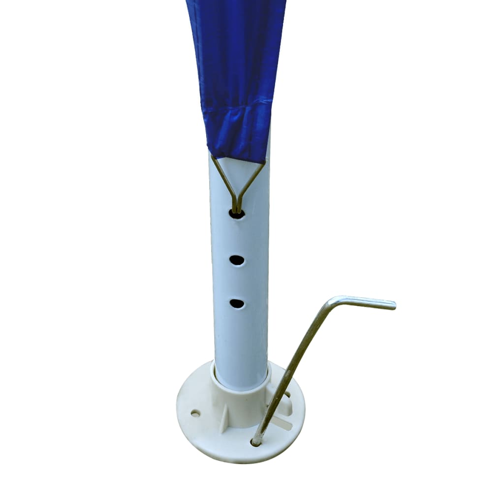 vidaXL Tonnelle de jardin Tente de réception Chapiteau Bleu 3x3m