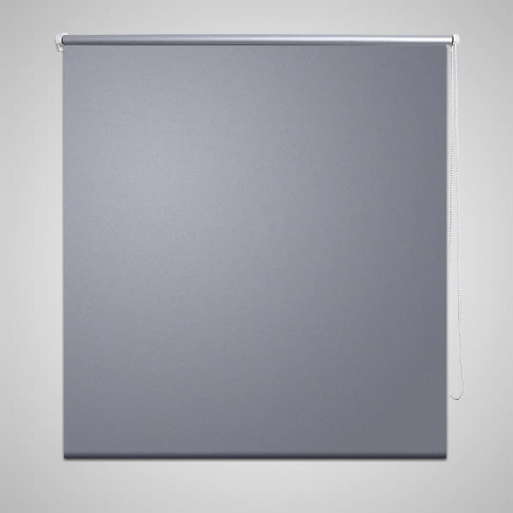 Store enrouleur occultant 80 x 230 cm gris