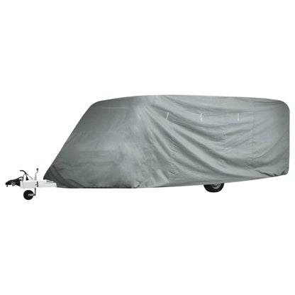 vidaXL Housse de roulotte taille S Gris