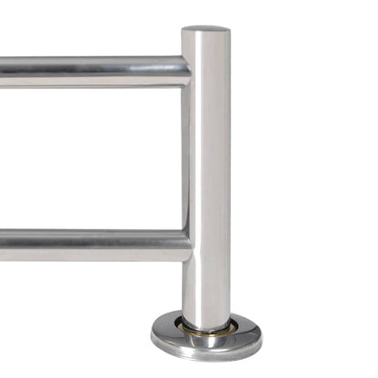 Porte serviettes double - Barre Fixe 2 tubes