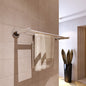 Porte serviettes double - Barre Fixe 2 tubes