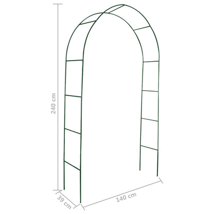 vidaXL Arche de jardin 2 pcs pour plantes grimpantes