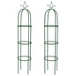 vidaXL Arche de jardin en forme de tour 2 pcs