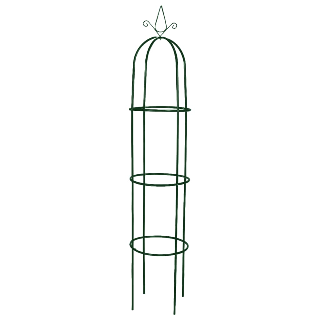 vidaXL Arche de jardin en forme de tour 2 pcs
