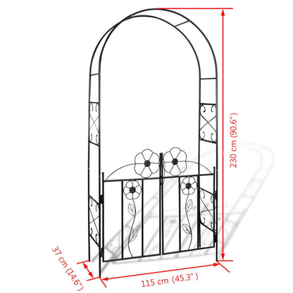 vidaXL Arche de jardin