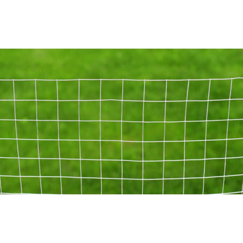 vidaXL Grillage pour volière Acier galvanisé 10 x 1 m Argenté