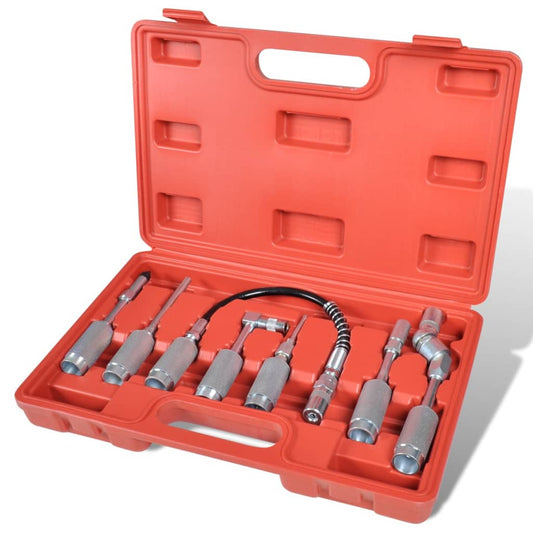 Kit d’adapteur pour pistolet à graisse 7 pièces
