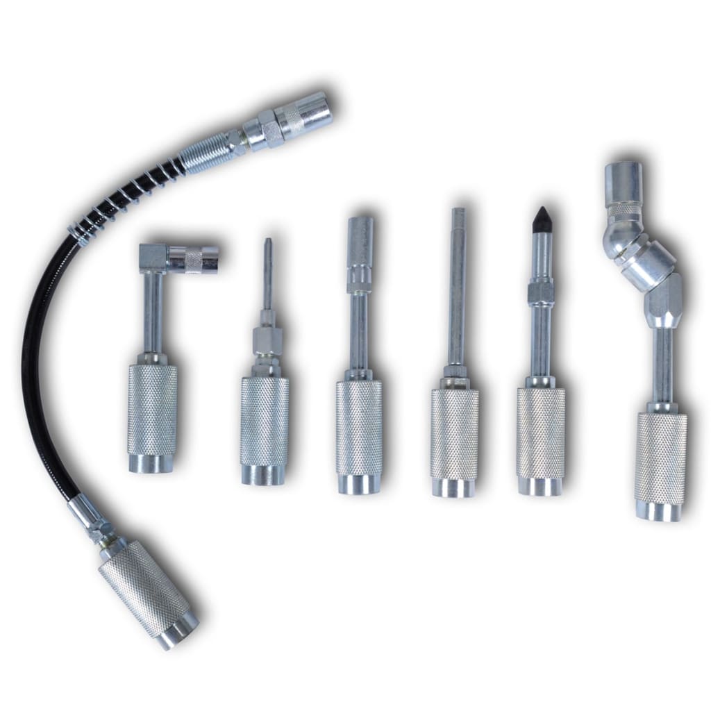 Kit d’adapteur pour pistolet à graisse 7 pièces