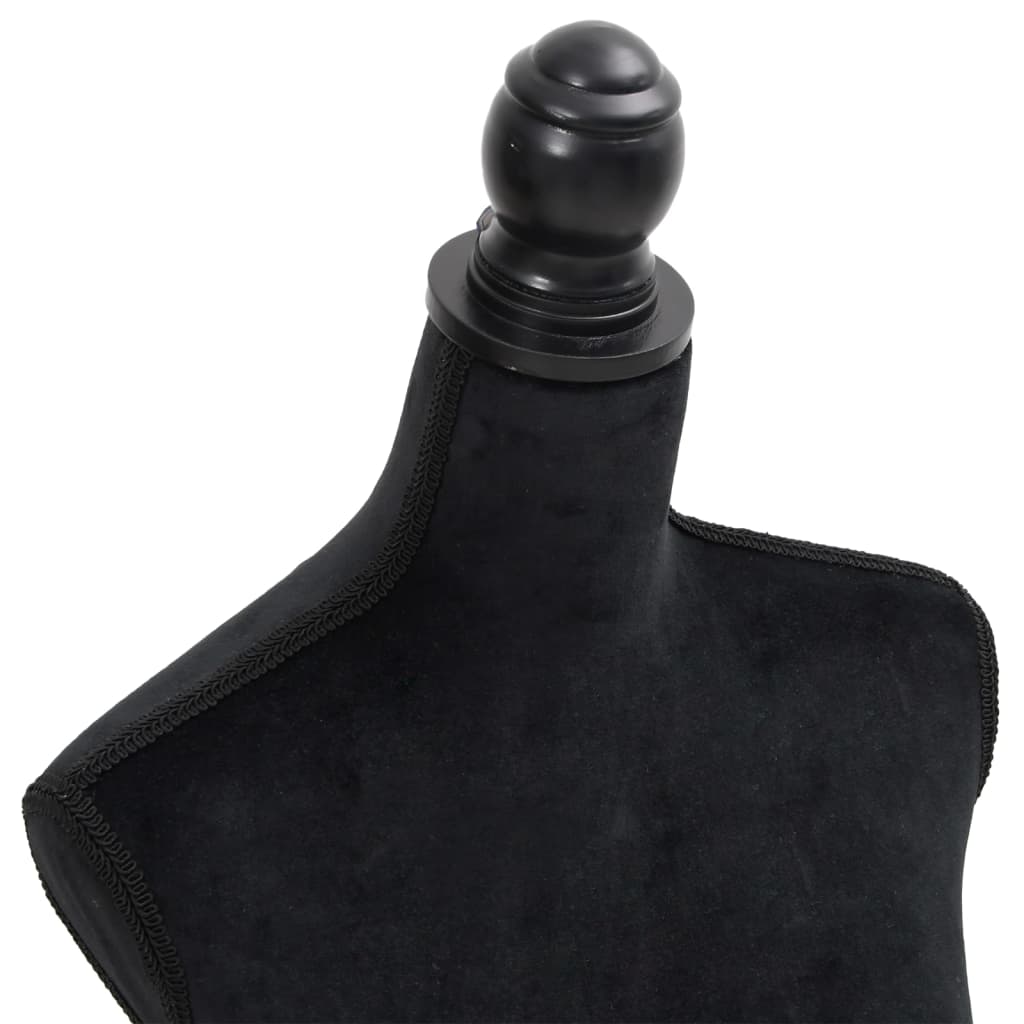 Buste de couture Mannequin de Femme Noir