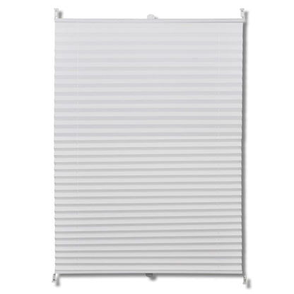 vidaXL Store plissé 40x200 cm Blanc