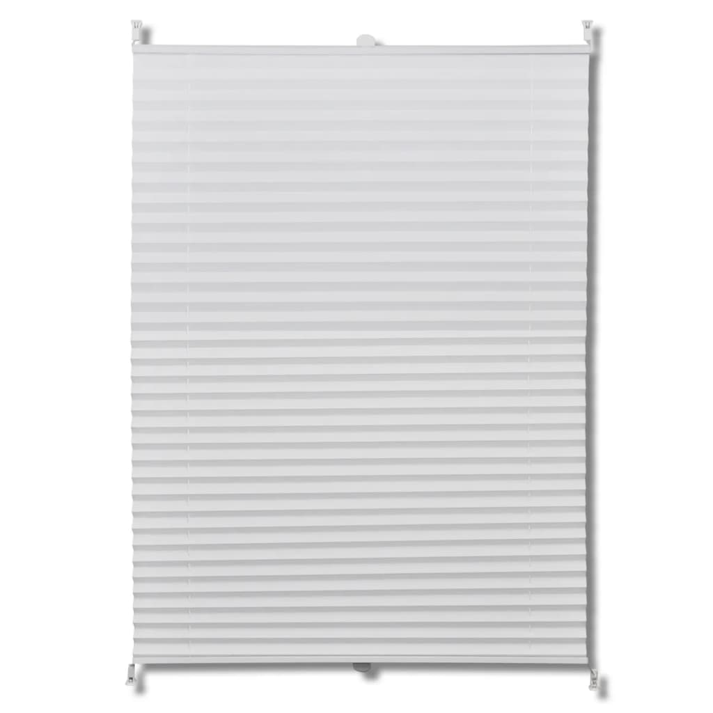 vidaXL Store plissé 60x125 cm Blanc