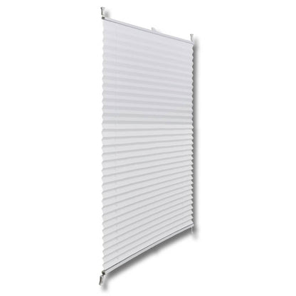 vidaXL Store plissé 90x200 cm Blanc