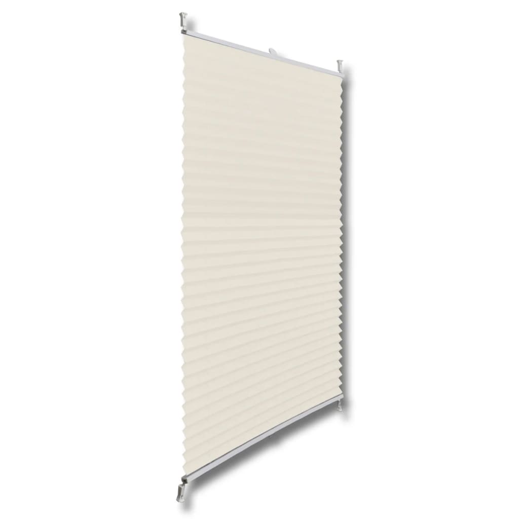 vidaXL Store plissé 70x125 cm Crème