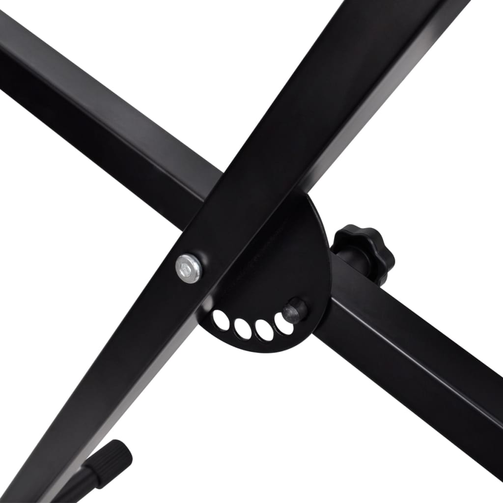 vidaXL Ensemble de tabouret et support réglable de piano