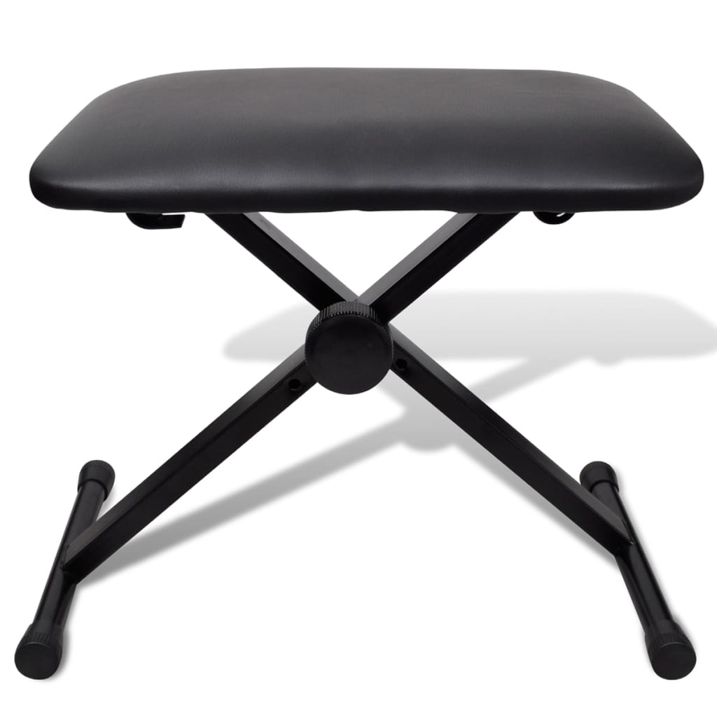vidaXL Ensemble de tabouret et support réglable de piano