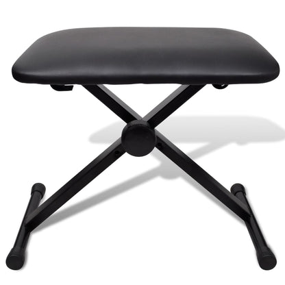 vidaXL Ensemble de tabouret et support réglable de piano