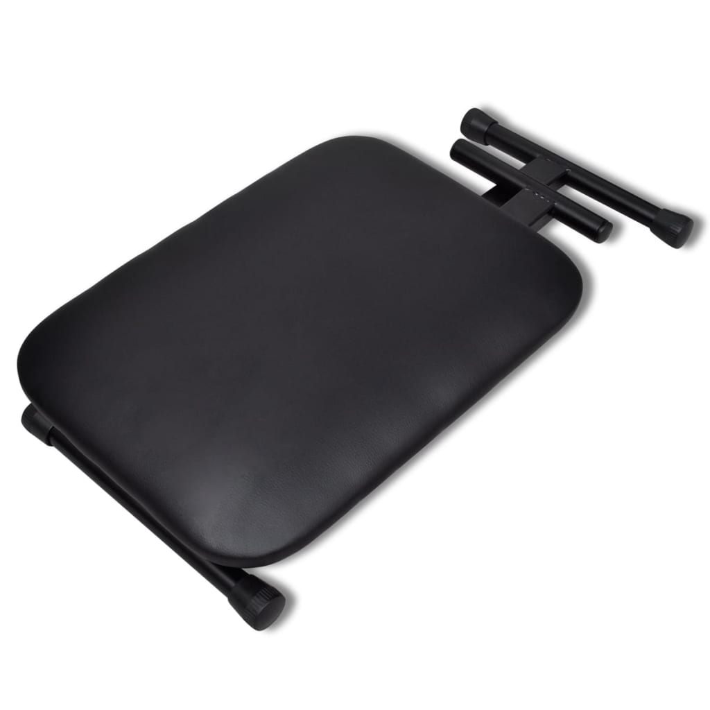 vidaXL Ensemble de tabouret et support réglable de piano