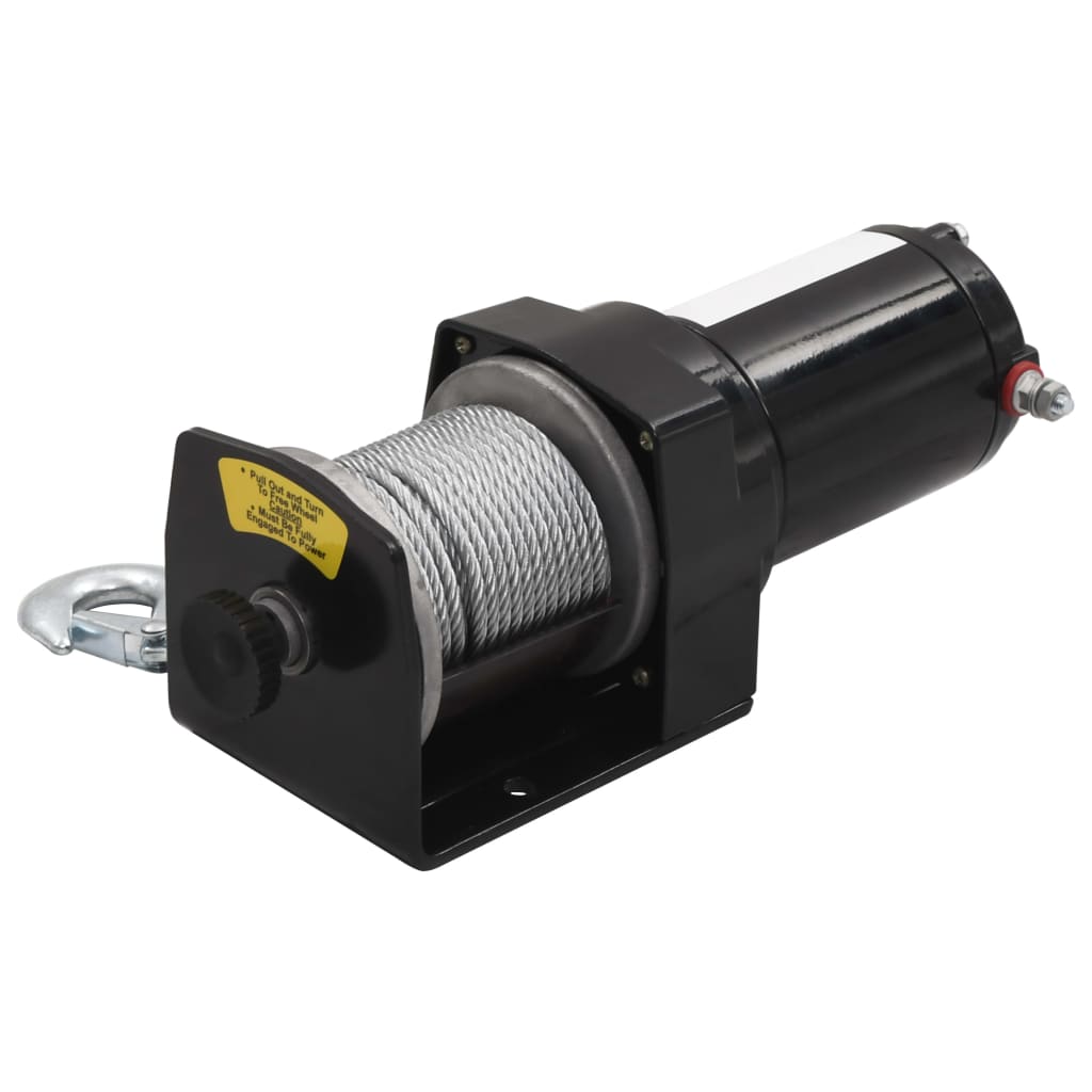 vidaXL Treuil électrique 12 V 1360 kg avec télécommande sans fil