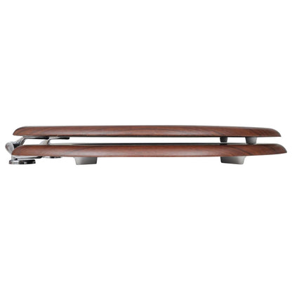 vidaXL Siège de toilette avec Couvercle MDF Design simple Marron