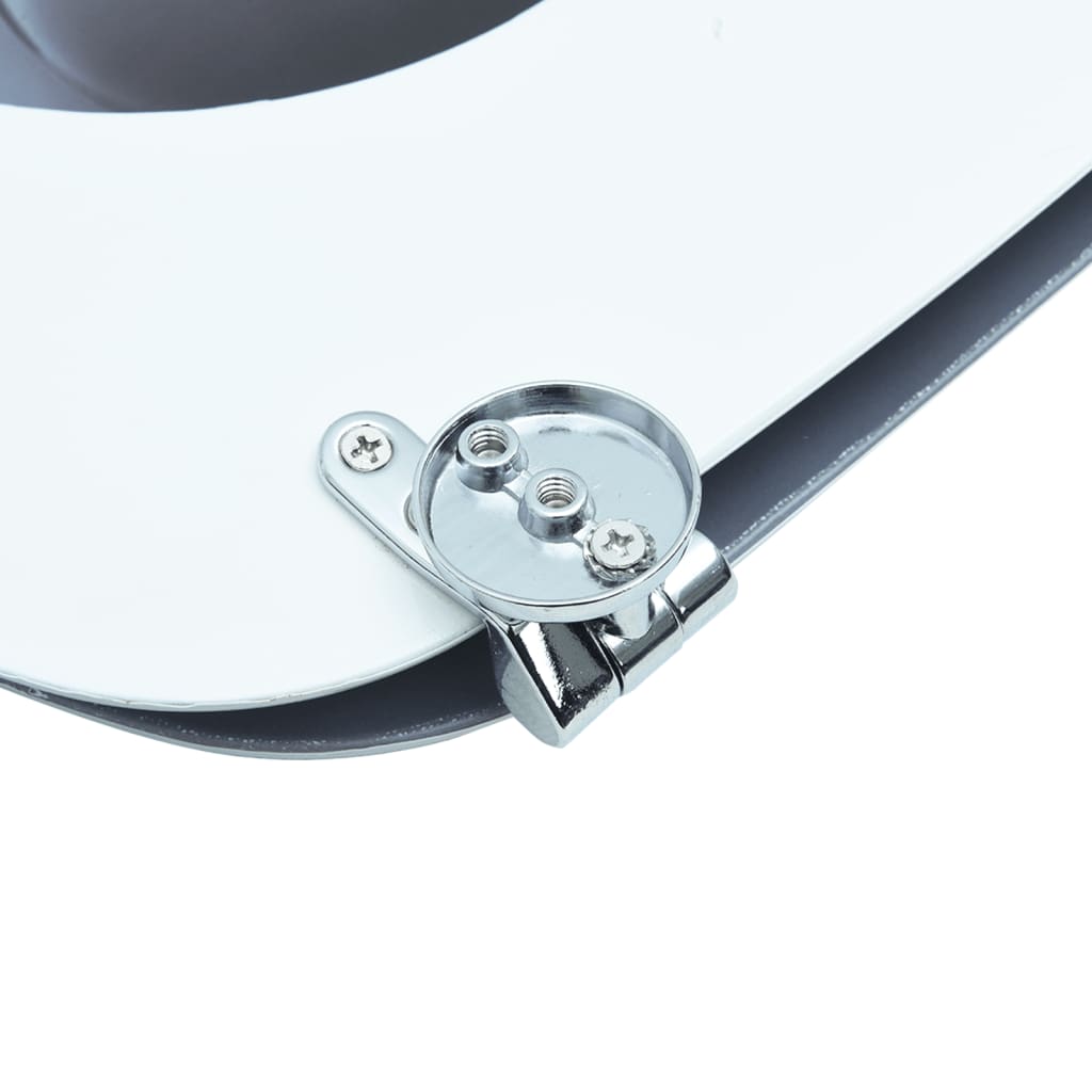 vidaXL Siège de toilette avec Couvercle MDF Pierres