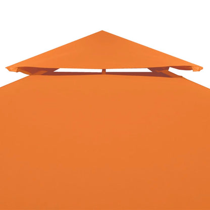 vidaXL Toile de remplacement de belvédère 310 g/m² Orange 3x3 m