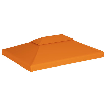 vidaXL Toile de remplacement de belvédère 310 g/m² Orange 3x4 m