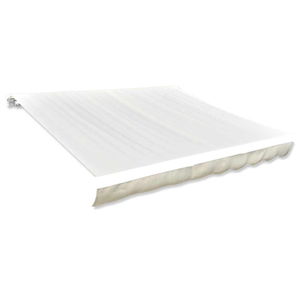 vidaXL Toit d'auvent Toile Crème 4x3 m (Cadre non inclus)