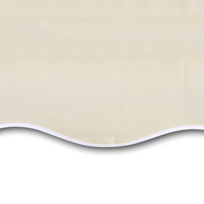 vidaXL Toit d'auvent Toile Crème 4x3 m (Cadre non inclus)