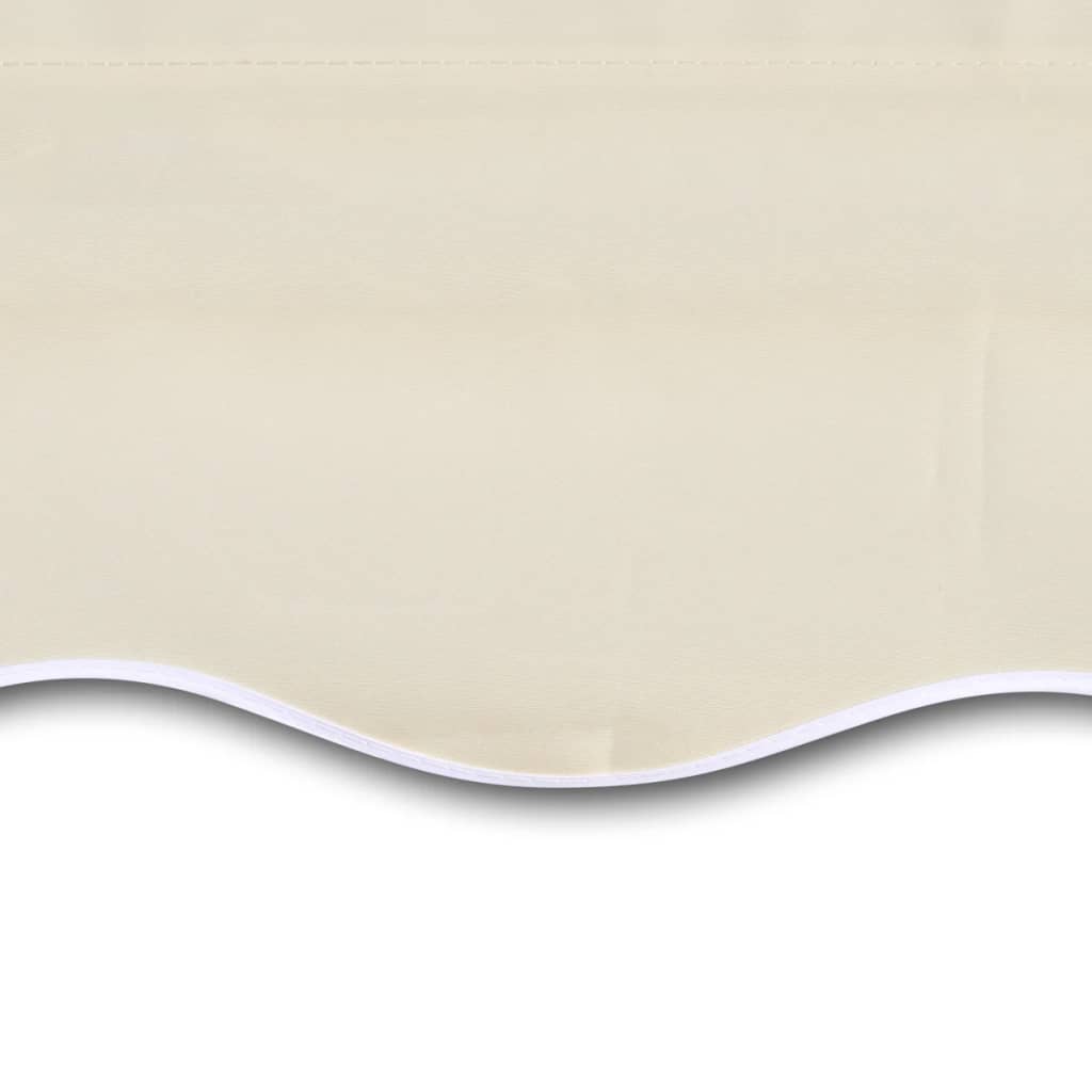 vidaXL Toit d'auvent Toile Crème 6x3 m (Cadre non inclus)