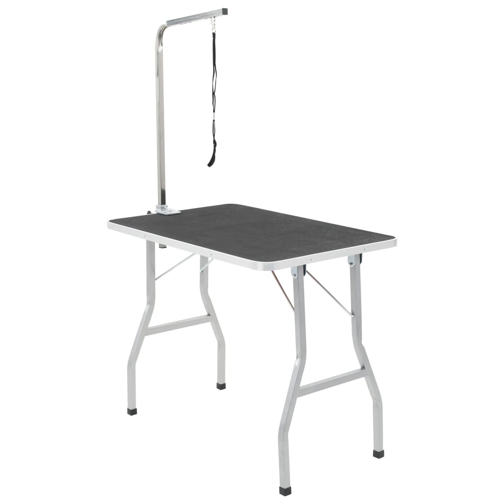 vidaXL Table de Toilettage Ajustable pour Chiens Chats 1 Potence