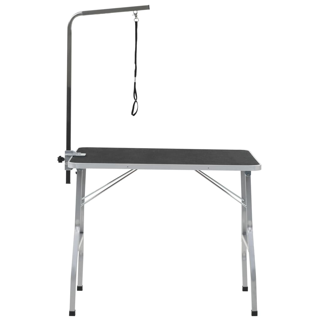 vidaXL Table de Toilettage Ajustable pour Chiens Chats 1 Potence