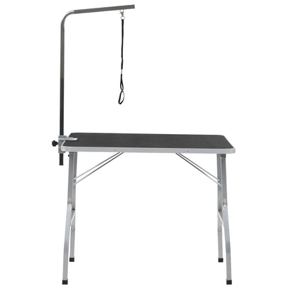 vidaXL Table de Toilettage Ajustable pour Chiens Chats 1 Potence