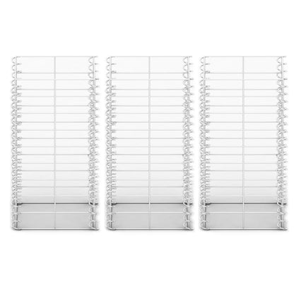 vidaXL Jeu de panier de gabion 3 pcs Fil galvanisé 25 x 25 x 50 cm