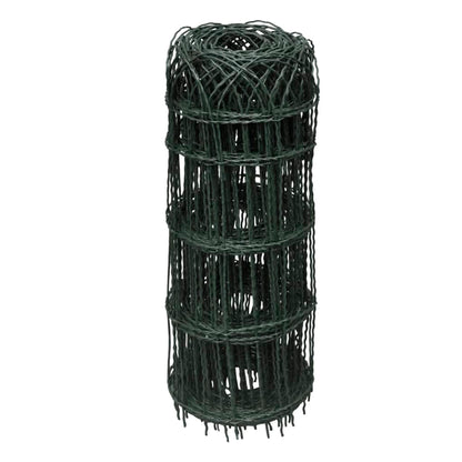 vidaXL Bordure de pelouse Fer enduit de poudre 25x0,65 m